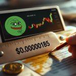 Warning for PEPE Bulls: Price Break Below Neckline Sets Bearish Target at $0.00000185